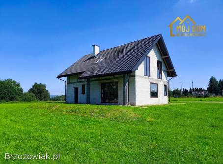 Nowy dom blisko Krosna – duża działka,  piękna okolica!