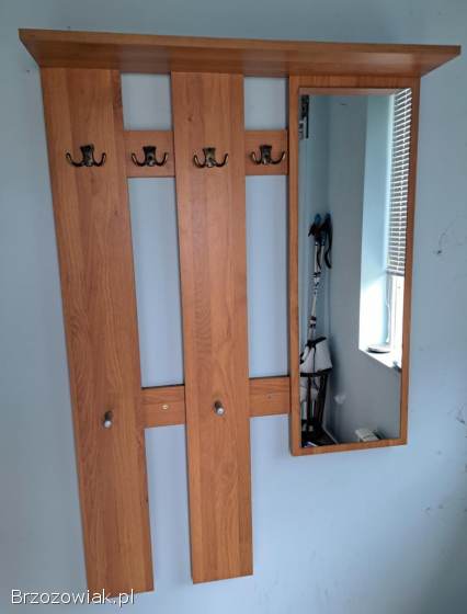 Wieszak wiszący z lustrem