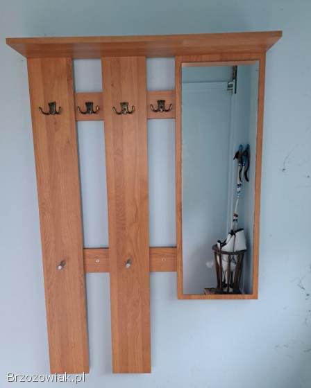 Wieszak wiszący z lustrem