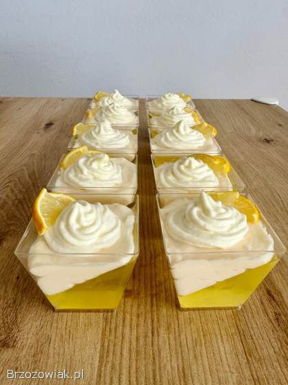 Deserki w pucharkach deserki słodki stół