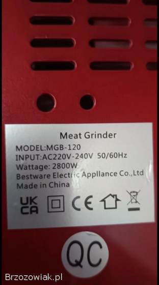 Maszyna do mielenia mięsa