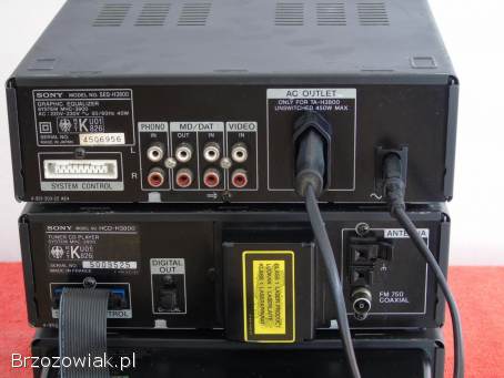 Wzmacniacz korektor graficzny i tuner Sony MHC-3800.  DOSTAWA