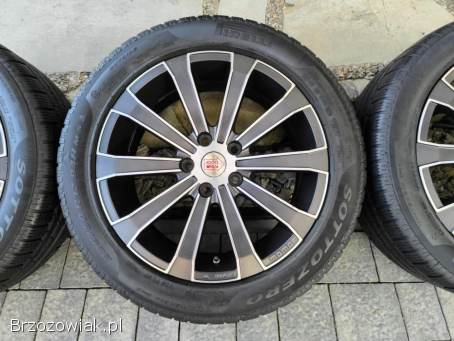 Alufelgi 17 5x112 opony zimowe 225/50R17 Audi VW Seat Skoda Mercedes BMW BiColor