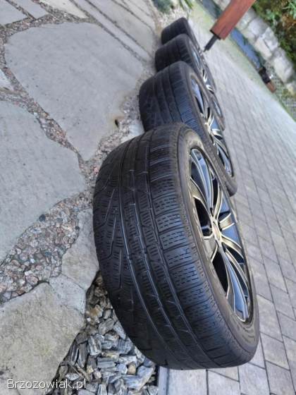Alufelgi 17 5x112 opony zimowe 225/50R17 Audi VW Seat Skoda Mercedes BMW BiColor