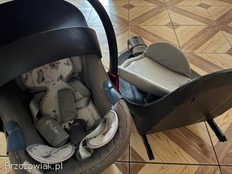 Fotelik samochodowy nosidełko cybex z bazą