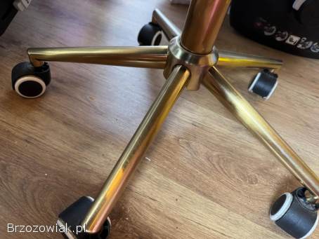 Fotel obrotowy welurowy