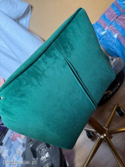 Fotel obrotowy welurowy