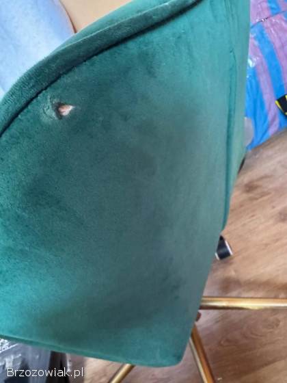 Fotel obrotowy welurowy