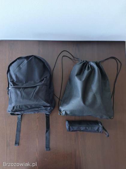 Zestaw Szkolny/Wyprawka -  Plecak,  piórnik,  worek na WF i wiele więcej!