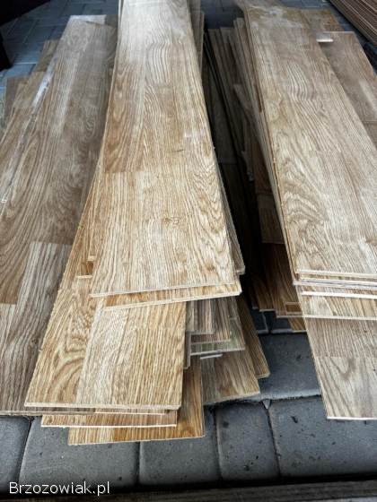 PANELE PODŁOGOWE Z ROZBIÓRKI JAK NOWE – 50m²,  ZATRZASK,  SUPER STAN,  OKAZJA!