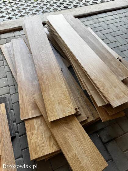 PANELE PODŁOGOWE Z ROZBIÓRKI JAK NOWE – 50m²,  ZATRZASK,  SUPER STAN,  OKAZJA!