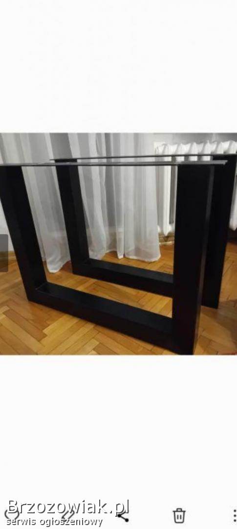 Nogi stalowe do stołu