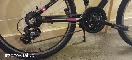 Rower Romet Junior Edition D czarno różowy,  rozmiar ramy 135