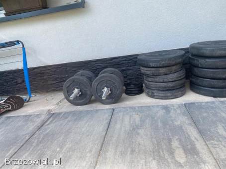 Siłownia domowa razem z obciążeniem 94KG!