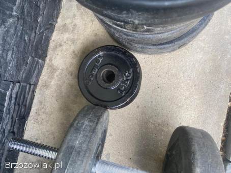 Siłownia domowa razem z obciążeniem 94KG!