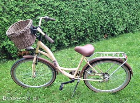 Rower z koszykiem
