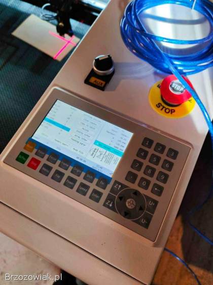 NOWY ploter laserowy laser grawer CO2 50x70 80W cięcie -  na gwarancji