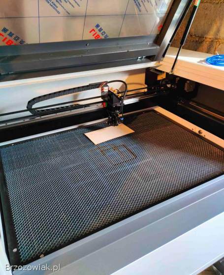 NOWY ploter laserowy laser grawer CO2 50x70 80W cięcie -  na gwarancji