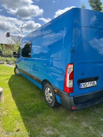 Renault Master 2,  3 DCI 165 KM brygadówka L3 H2 7-osobowa salon Polska