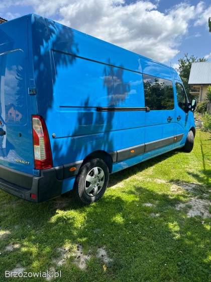 Renault Master 2,  3 DCI 165 KM brygadówka L3 H2 7-osobowa salon Polska