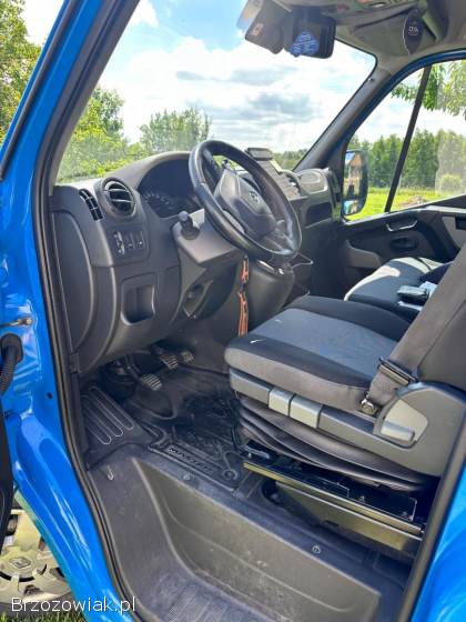 Renault Master 2,  3 DCI 165 KM brygadówka L3 H2 7-osobowa salon Polska