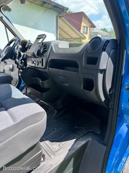 Renault Master 2,  3 DCI 165 KM brygadówka L3 H2 7-osobowa salon Polska
