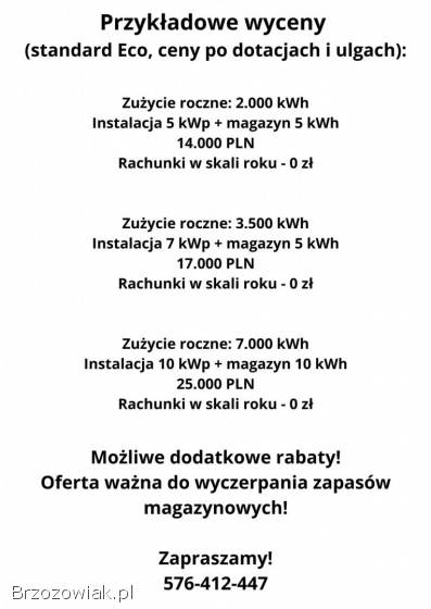 FOTOWOLTAIKA -  TANIO I DOBRZE