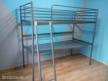 Sprzedam Łóżko na antresoli IKEA Svarta z biurkiem