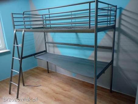 Sprzedam Łóżko na antresoli IKEA Svarta z biurkiem