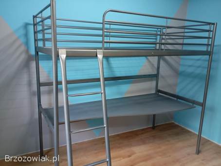 Sprzedam Łóżko na antresoli IKEA Svarta z biurkiem