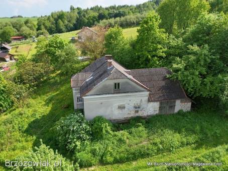 Murowany dom do generalnego remontu -  Jasienica Rosielna.