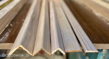 Listwy wykończeniowe kątowniki listwy płaskie 45x45 35x35 25x25