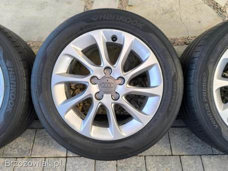 Alufelgi 16 5x112 opony letnie 205/55R16 ori Audi A3 pasujące do Seat VW Skoda