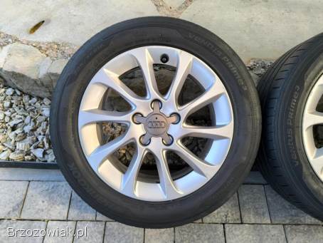 Alufelgi 16 5x112 opony letnie 205/55R16 ori Audi A3 pasujące do Seat VW Skoda