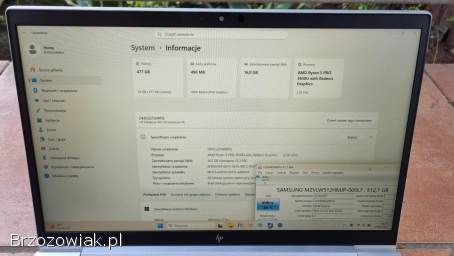 HP EliteBook 845 G8 FullHD IPS Ryzen 5 Pro 16GB Ram 512GB SSD M2 Win11