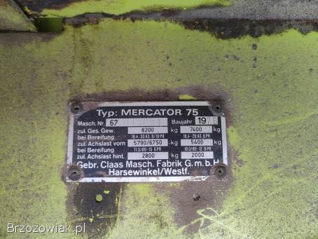 Claas Mercator 75