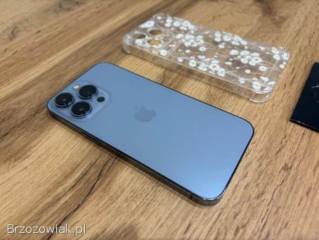 Okazja!  Iphone 13 Pro Sierra Blue!  Super Stan!  Gwarancja!  Bat 100!