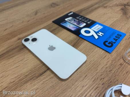 Okazja!  Iphone 13 Biały!  Gwarancja!  Kondycja Bat 100!  Jak nowy!