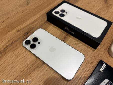 Okazja!  Iphone 13 Pro Biały/Srebrny!  Bat 100 Gwarancja!  Super Stan!