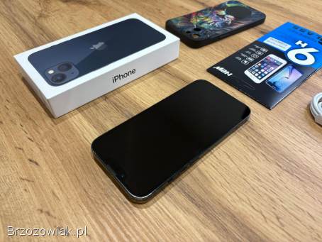 Okazja!  Iphone 13 -  kolor Midnight! !  Gwarancja!  Bateria 100