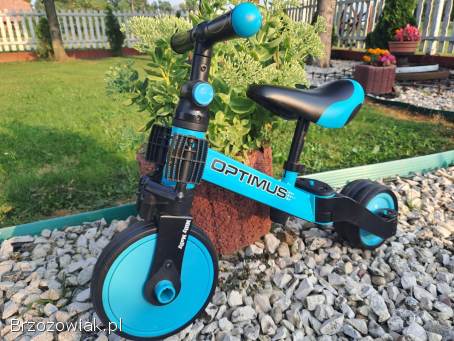 Rowerek biegowy 3w1 niebieski