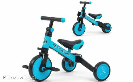 Rowerek biegowy 3w1 niebieski