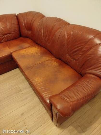 Sprzedam używaną sofę narożną marki Gala.