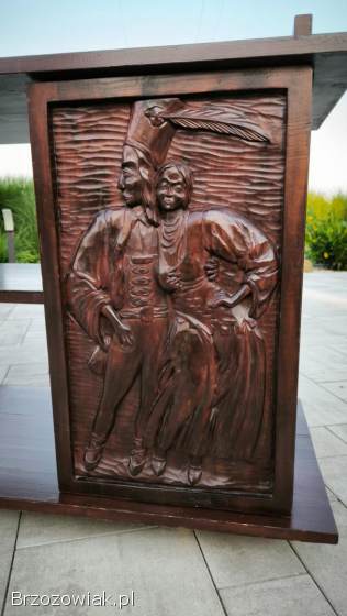 Meble rzeźbione góralskie,  folkowe