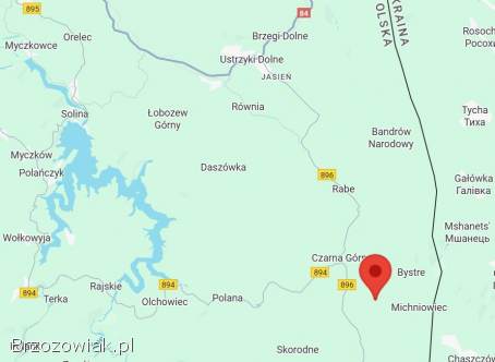 Lipie -  Bieszczady działki inwestycyjne 1,  80ha