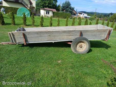 Przyczepa przyczepka dwukołówka sam