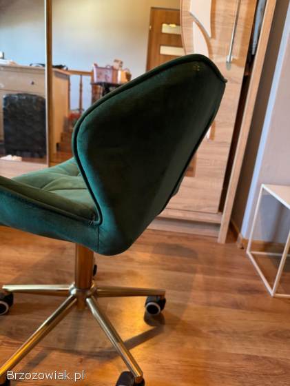 Krzesło obrotowe fotel welurowy