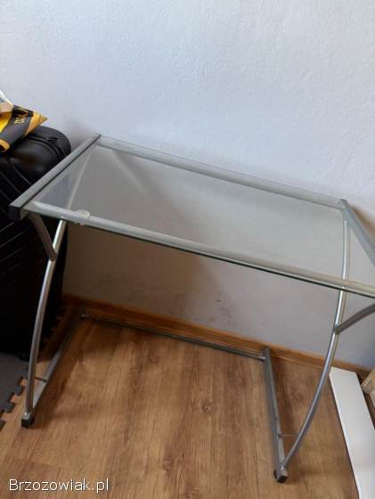 Stolik szklany biurko