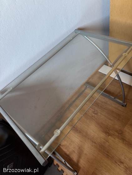 Stolik szklany biurko