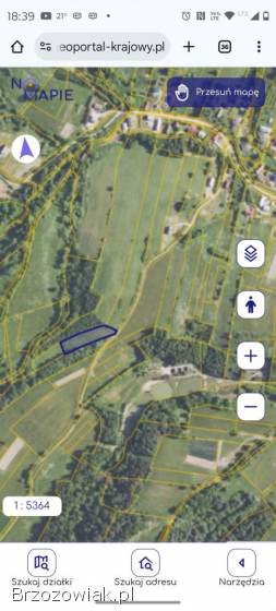 Działka rolna w malowniczej okolicy.